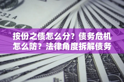 济南按份之债怎么分？债务危机怎么防？法律角度拆解债务分配与风险自保指南