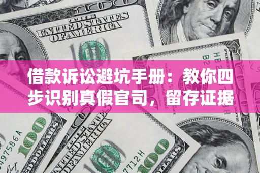 济南借款诉讼避坑手册：教你四步识别真假官司，留存证据不踩雷