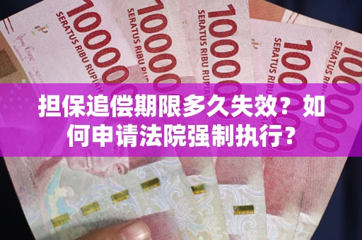 济南担保追偿期限多久失效？如何申请法院强制执行？