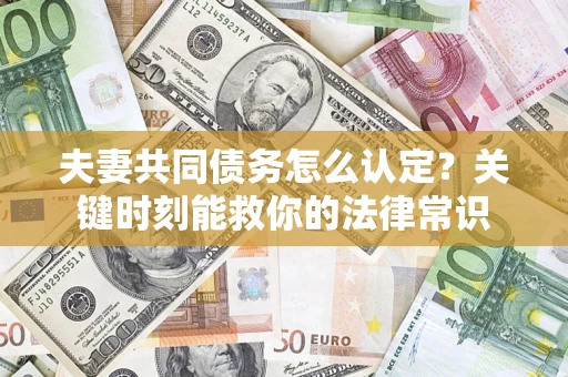 济南夫妻共同债务怎么认定？关键时刻能救你的法律常识