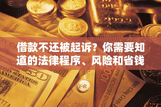 济南借款不还被起诉？你需要知道的法律程序、风险和省钱技巧
